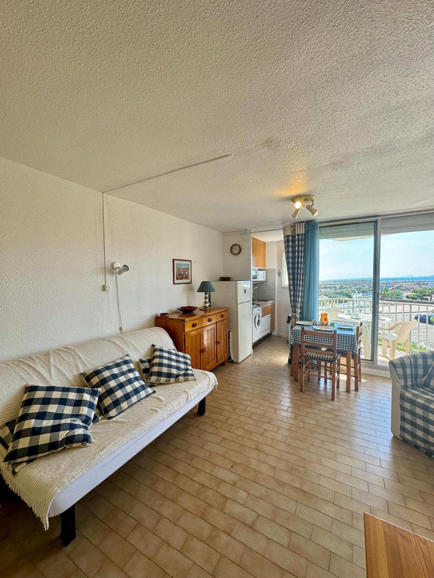 studio 3 personnes accès direct plage - parking privé - 3TVP30 Le Barcarès Extérieur photo