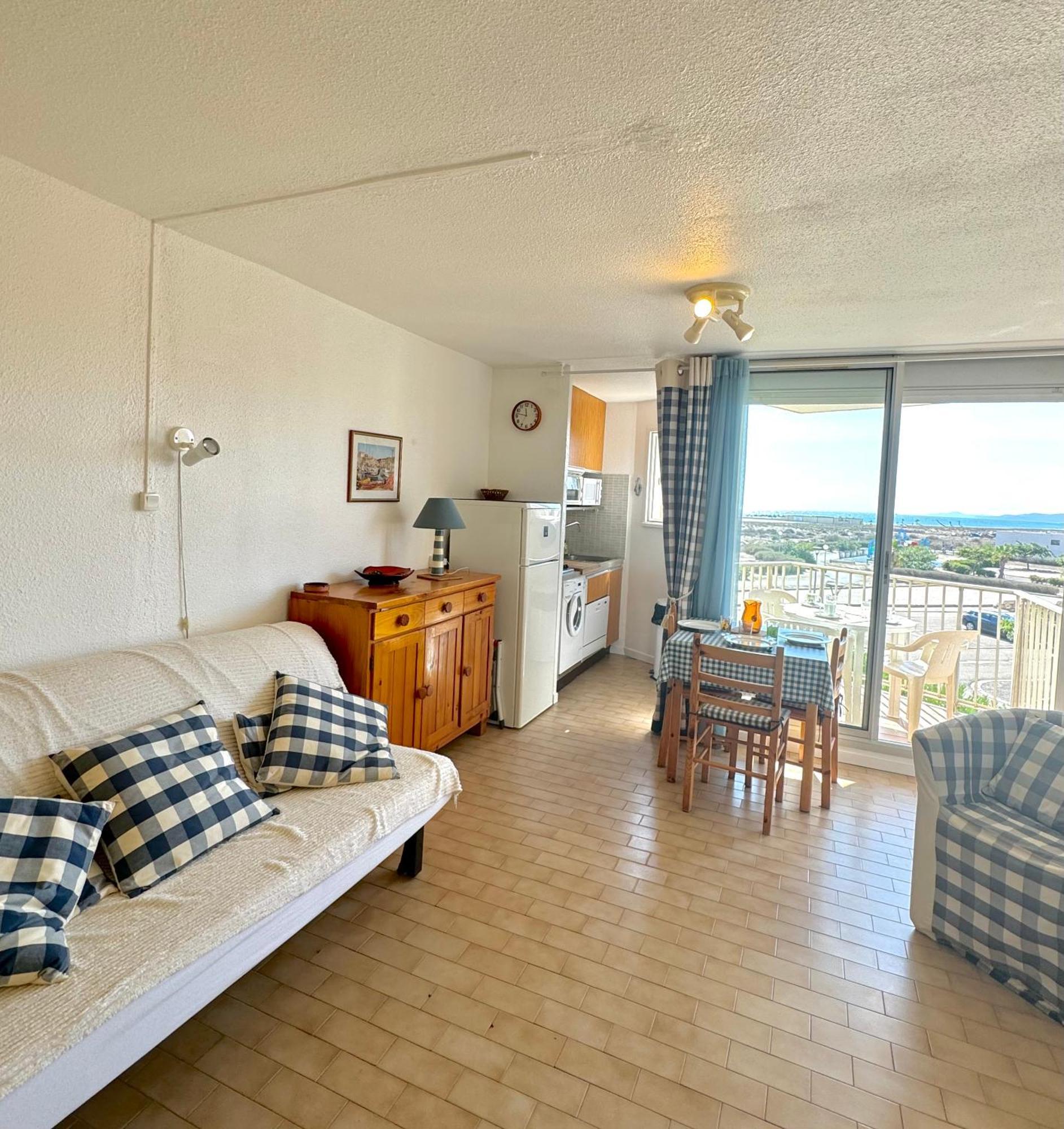 studio 3 personnes accès direct plage - parking privé - 3TVP30 Le Barcarès Extérieur photo