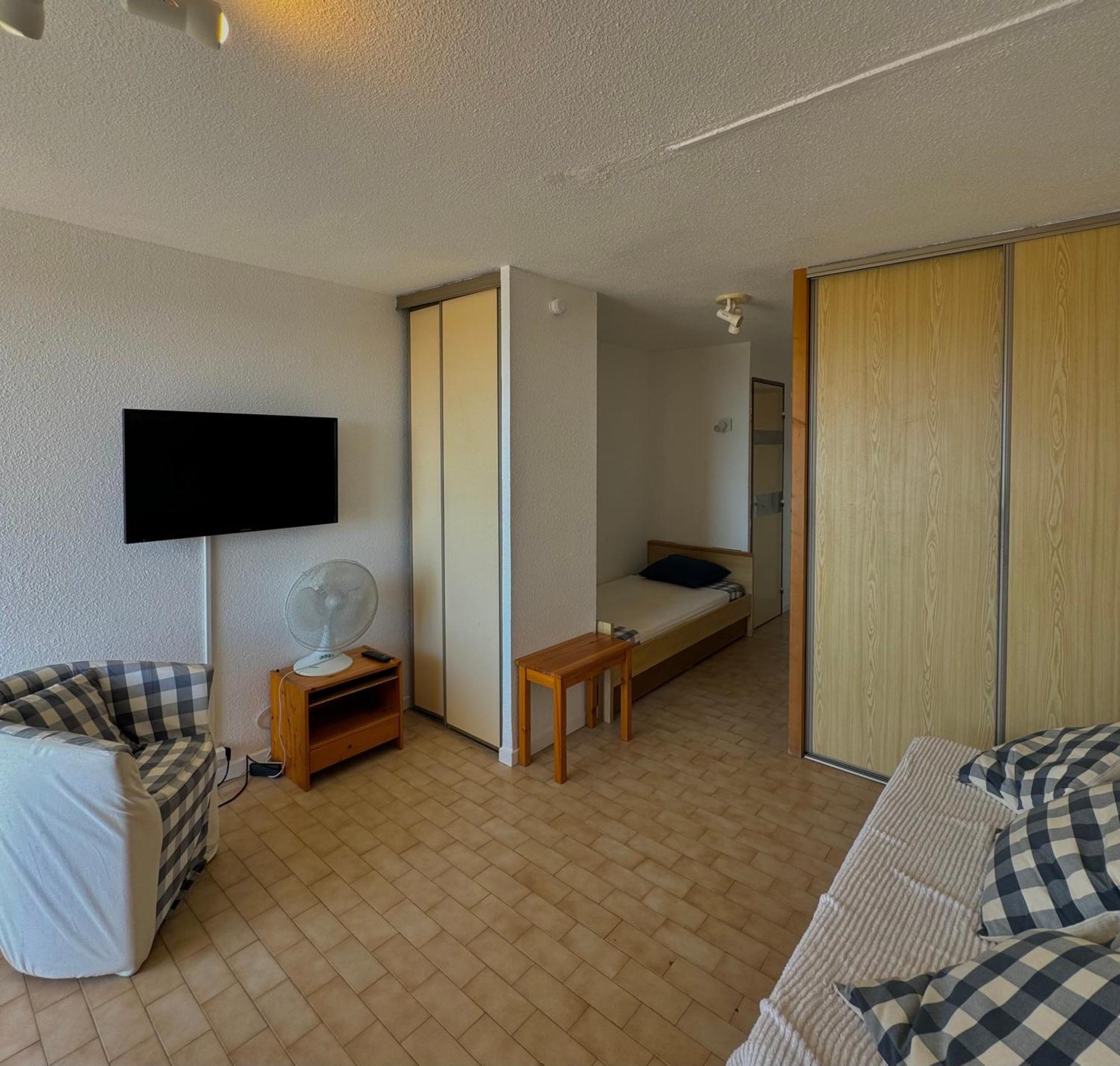 studio 3 personnes accès direct plage - parking privé - 3TVP30 Le Barcarès Extérieur photo